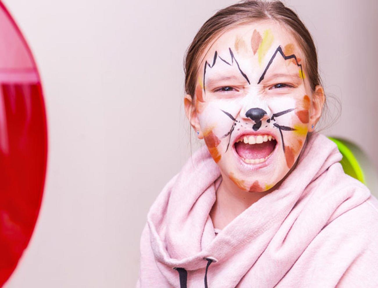 Face-painting and other children's experiences at the Alphotel